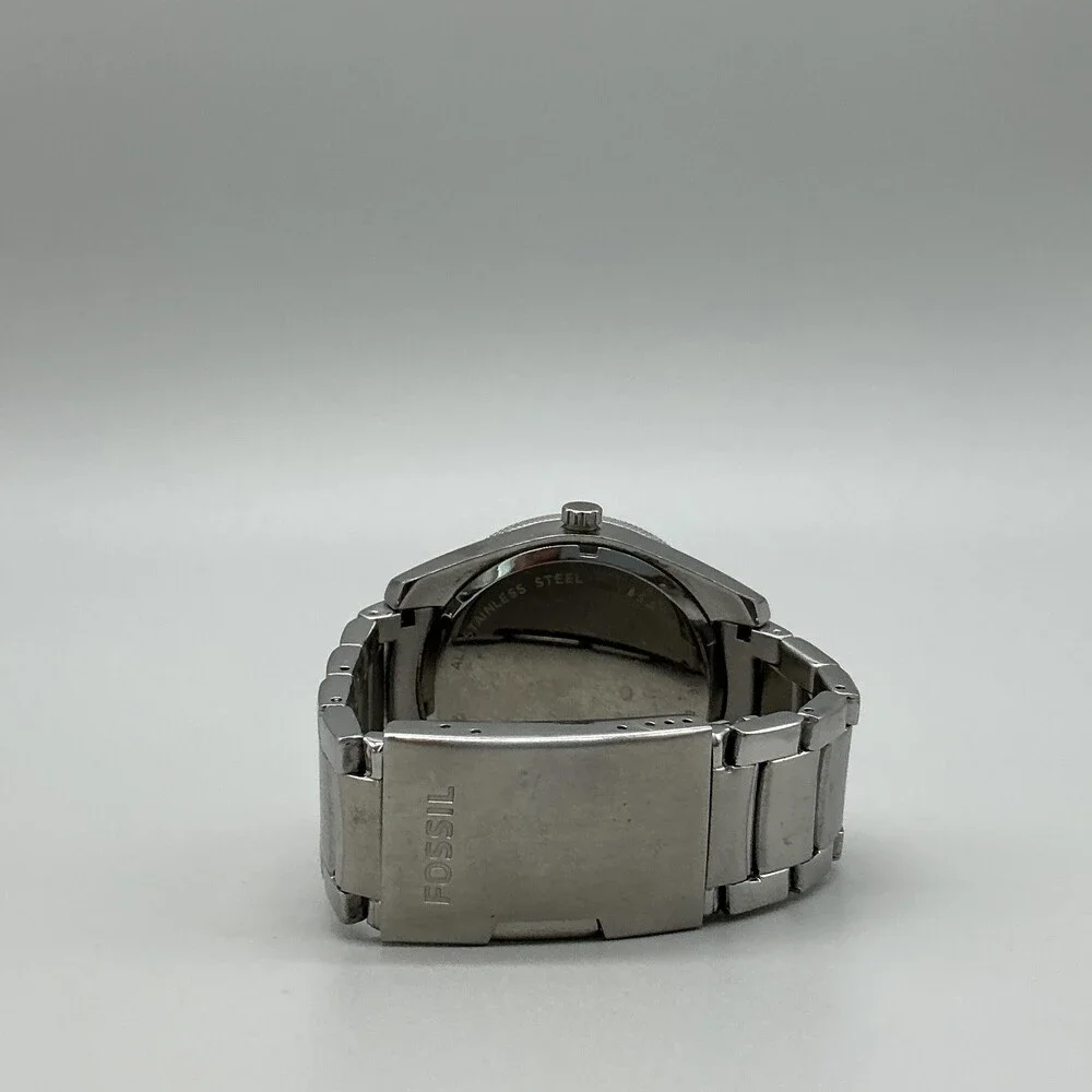 Fossil Justine BQ1680 Womens Watch 40mm Blue MOP Stainless New Battery 6
